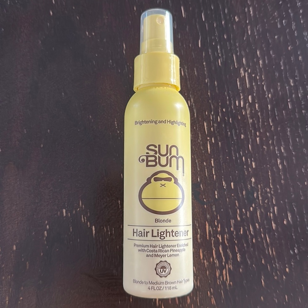 NEW Sun Bum Blonde Formula Hair Lightener, 4 oz Spray Bottle, 1 Count, Blonde.